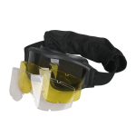 3 Lens Tactical Goggles CS Safe Protection