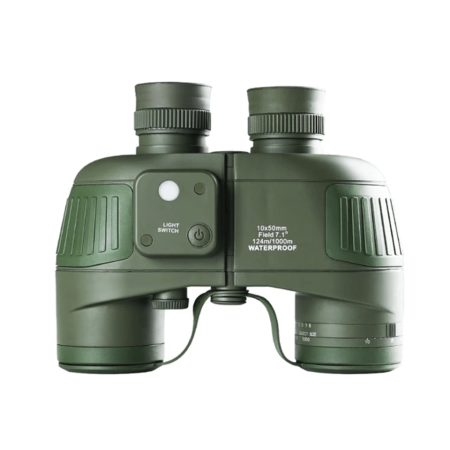 10x50 Waterproof Binoculars with Rangefinder and Compass