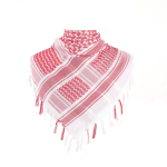 Tactical Desert Shemagh Head Shawl Bandana Scarf White/Red