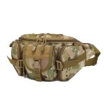 Outdoor Tactical Waist Bag Waterproof Pouch Black CP