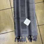 Tactical Desert Shemagh Head Shawl Bandana Scarf Mask Grey/Black