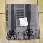 Tactical Desert Shemagh Head Shawl Bandana Scarf Mask Grey/Black