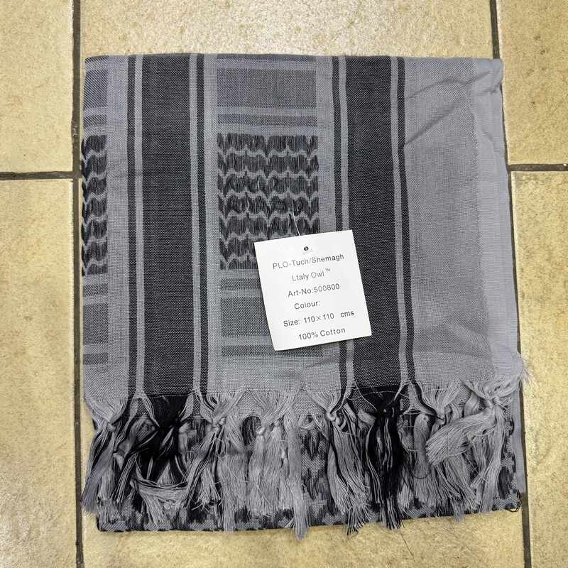 Tactical Desert Shemagh Head Shawl Bandana Scarf Mask Grey/Black Tactical Desert Shemagh Head Shawl Bandana Scarf Mask Grey/Black