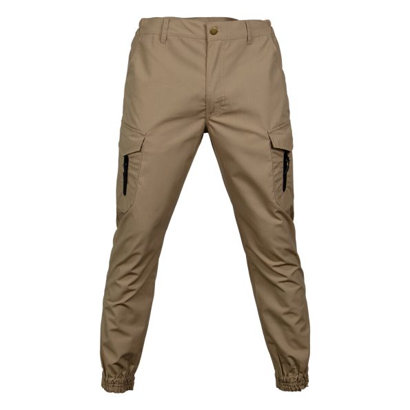 High-Performance Tactical Cargo Slim Fit Pants (Brown)