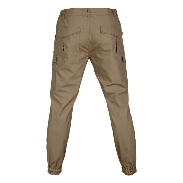 High-Performance Tactical Cargo Slim Fit Pants (Brown)