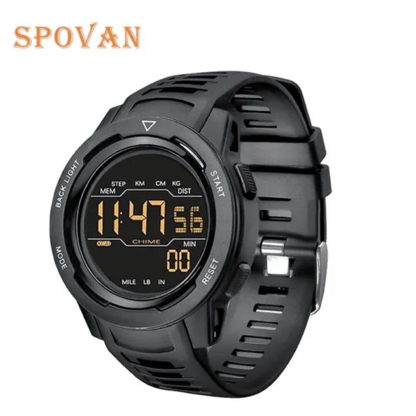 Spovan P100 Fashion Waterproof Digital Pedometer Step Tracker Watch Without BT