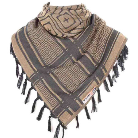 511 Tactical Desert Shemagh – Brown Head Wrap, Scarf, Shawl & Face Mask
