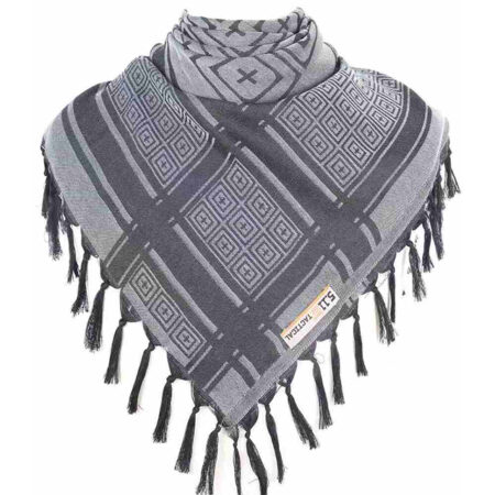 511 Tactical Desert Shemagh – Grey Scarf, Head Wrap, Shawl & Face Mask"