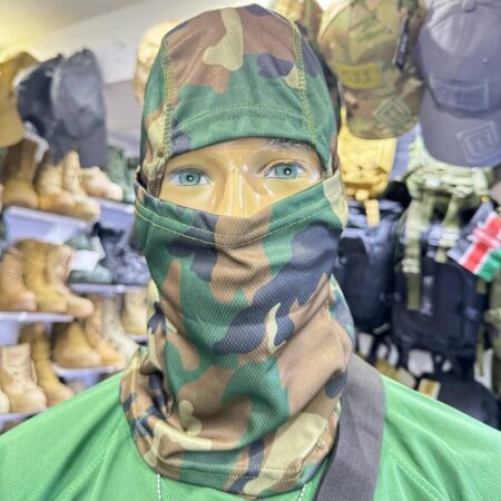 Fashion Balaclava Tactical Army Face Mask Cycling Hat Face Shield – Woodland Camo