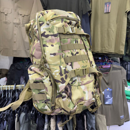 Ultimate Brown Tactical Backpack – 45L Rugged Outdoor Rucksack
