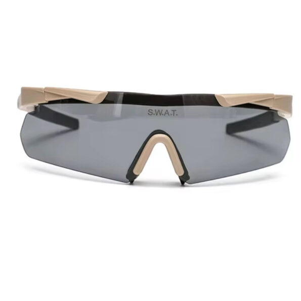 Anti Impact Sports Tactical Glasses Khaki – Vision That Adapts to Every Activity