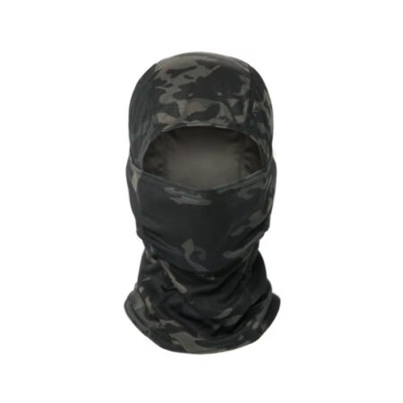 Tactical Balaclava Kenya – Black Camo Face Mask for Army and Cycling