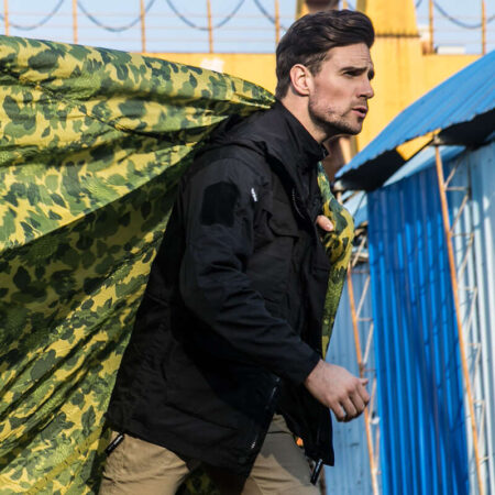 Outdoor Tactical Parka Field Black Jacket | Rugged Outdoor & Utility Wear