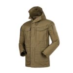 "Outdoor Tactical Parka Field Brown Jacket – Unstoppable All-Weather Field Gear" "All-Weather Tactical Parka with Eight Utility Pockets in Brown" "Waterproof Brown Field Jacket for Tactical & Outdoor Adventures"