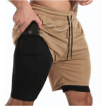 Gym-Shorts-BuiltInCompression-with-Phone-Pocket