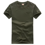 Tactical Utility T-Shirt – Comfortable Outdoor Style with Shoulder Pockets