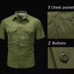 Men’s Stretch Outdoor Shirt – Lightweight, Quick-Dry & Breathable (Green)