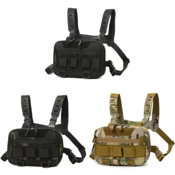 Tactical Chest Rig Bag – Lightweight & Durable Chest Pack for Outdoor, Hiking, Airsoft, and Utility Use