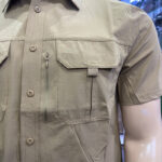 Men’s Stretch Outdoor Shirt – Lightweight, Quick-Dry & Breathable (Brown)