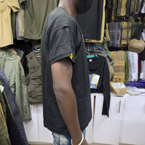 Outdoor Tactical Breathable Quick Dry Short Sleeve T-shirt (Black)