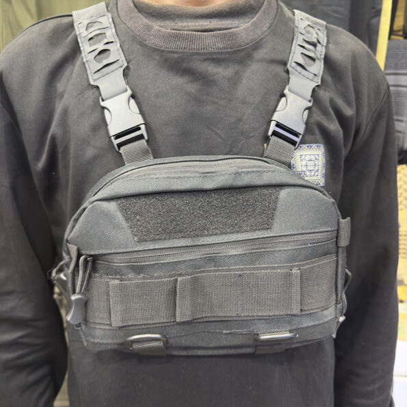 Tactical Chest Rig Bag – Lightweight & Durable Chest Pack for Outdoor, Hiking, Airsoft, and Utility Use