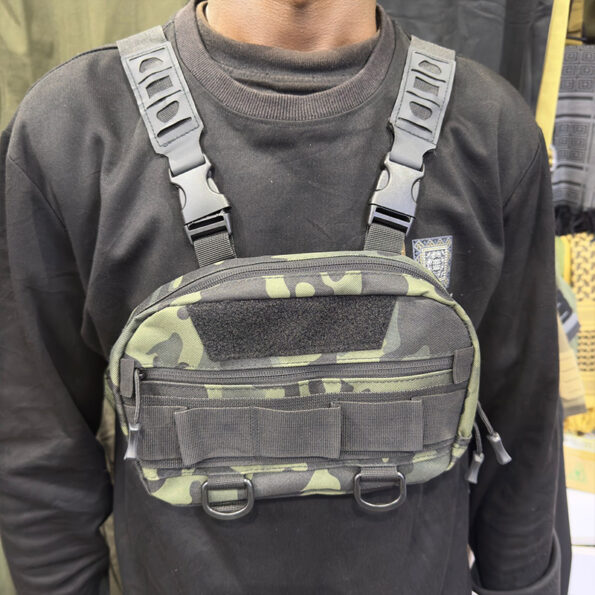 Tactical Chest Rig Bag – Lightweight & Durable Chest Pack for Outdoor, Hiking, Airsoft, and Utility Use