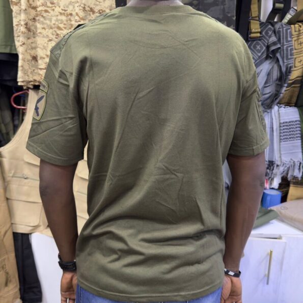 Tactical Utility T-Shirt – Comfortable Outdoor Style with Shoulder Pockets