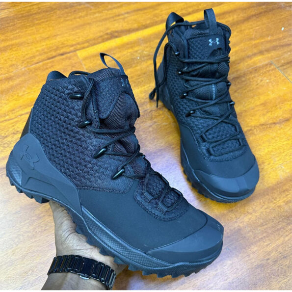 Under Armour Outdoor Boots – Lightweight, Durable & High-Performance Footwear (Black)