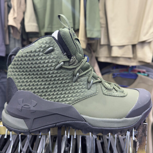 Under Armour Outdoor Boots – Lightweight, Durable & High-Performance Footwear (Green)