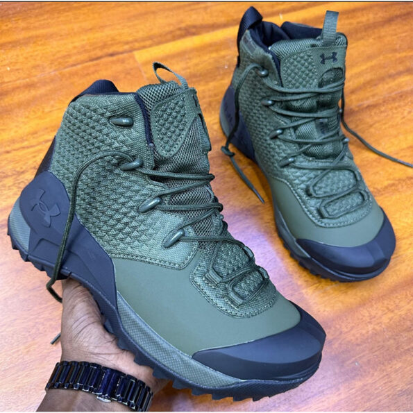 Under Armour Outdoor Boots – Lightweight, Durable & High-Performance Footwear (Green)