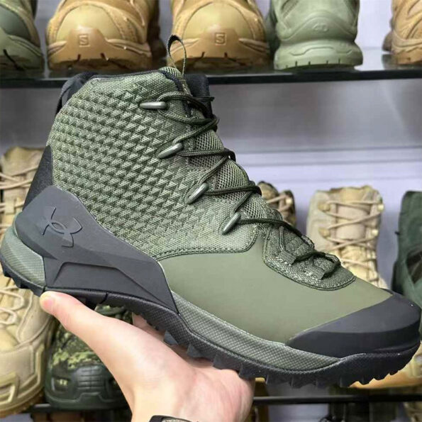 Under Armour Outdoor Boots – Lightweight, Durable & High-Performance Footwear (Green)