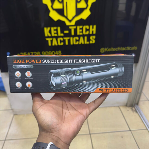 SD-S702 High-Power USB-C Rechargeable Torch — Super Bright LED Flashlight