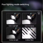 SD-S702 High-Power USB-C Rechargeable Torch — Super Bright LED Flashlight