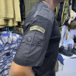 Tactical Utility T Shirt Comfortable Outdoor Style with Shoulder Pockets | Tactical T-Shirt Kenya (Black)