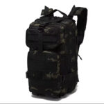 20L Tactical Rucksack – Outdoor Sport 3P Nylon Backpack for Hiking & Travel (Black Camo) | Kel-Tech Tacticals