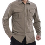 Khaki-Short-Seleved-Shirt