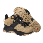 pair-brown-salomon-shoe