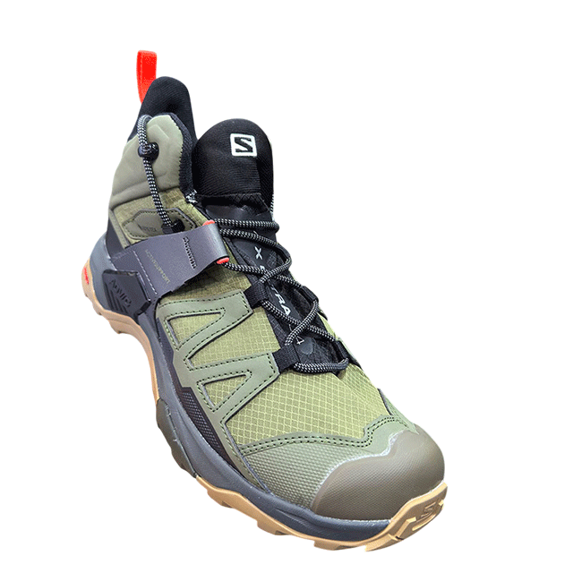 single-green-salomon-shoe