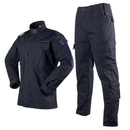 ACU Uniform Navy Blue Tactical Military and Security Uniform for Men