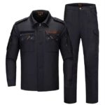 Black F116 Uniform Tactical Security Uniform for Professional Use