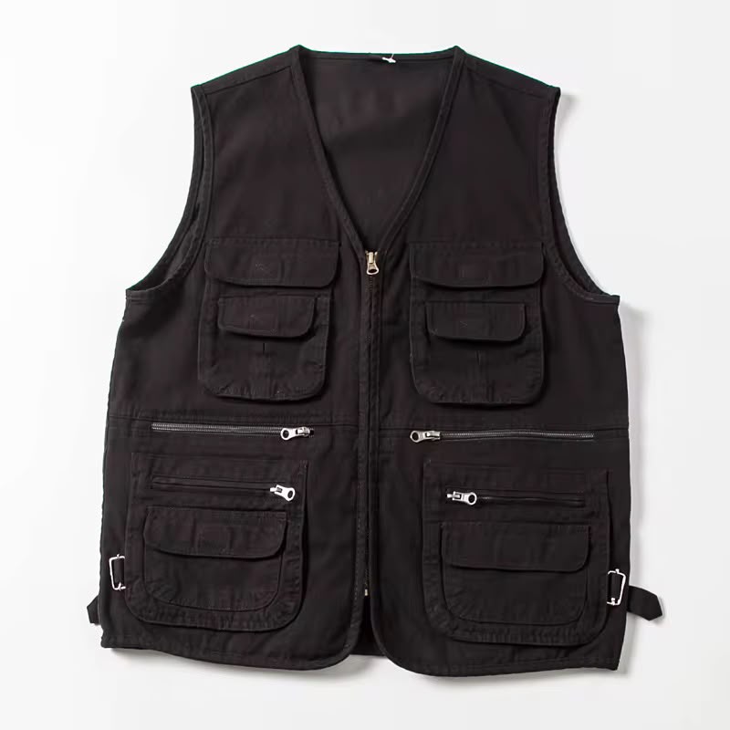 Cotton-Black-Half-Jacket