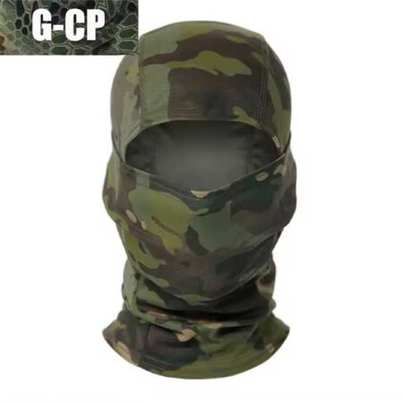 Green CP Balaclava Facemask – Breathable Tactical Face Mask for Outdoor Protection