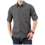 Grey-Spandex-Outdoor-Shirts