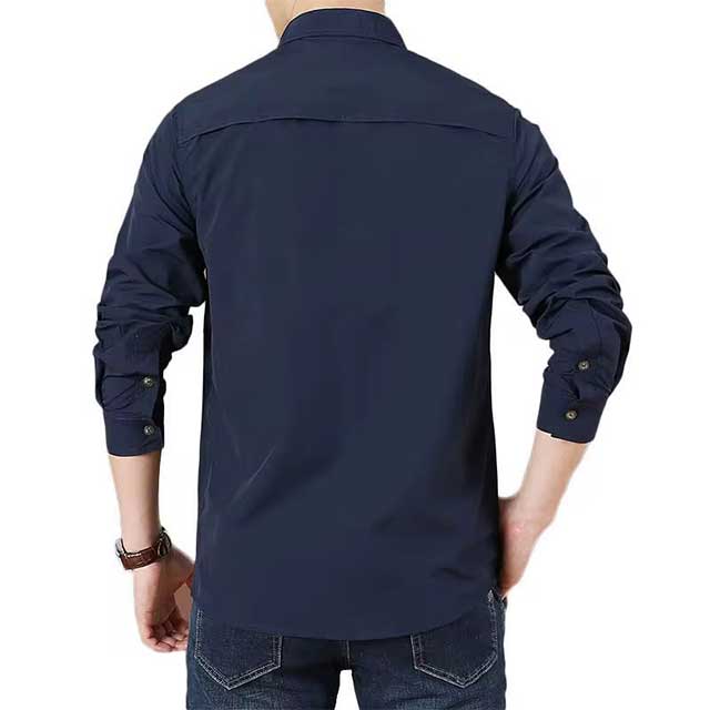 Spandex-Navy-Blue-Shirts
